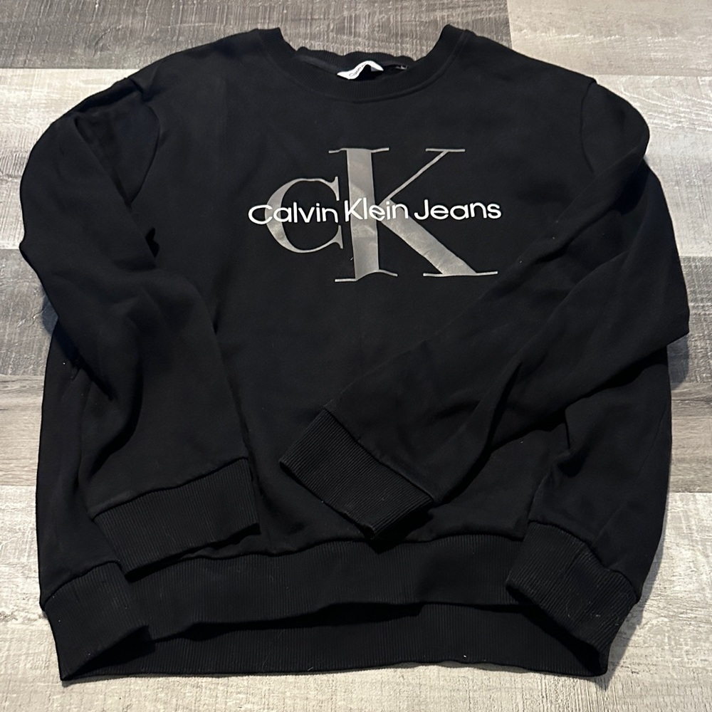 Calvin Klein Black Crewneck Sweater